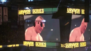 Survivor Series 2016 Brock Lesnar vs Goldberg Entrances