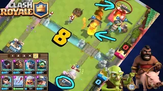 Clash Royale|сумасшедший бой! Колода с легендарных карт!