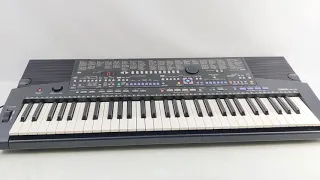 Demo of a Yamaha PSR-510 Keyboard Synthesizer Workstation Drum Machine MIDI Controller