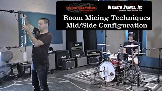 Recording Drum Room Mics:  Mid/Side Configuration