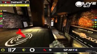 DaHanG vs SPART1E - Quakecon 2014 Quarter Finals (Quake Live VOD)
