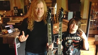 Dave Mustaine - Megadeth with Vince Minogue - Wireless Soul in the recording studio - Nashville, TN