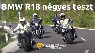 A legnagyobb bajorok: BMW R18 négyes teszt - Onroad.hu