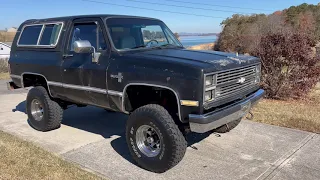 NO RESERVE!! Walk Around Video of this  1984 Chevy K5 Blazer on eBay