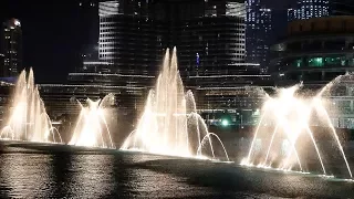 The Dubai Fountain - Time to say Goodbye 2017 (High Quality)