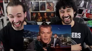 Matt Damon Ruins Chris Hemsworth Interview REACTION!!!