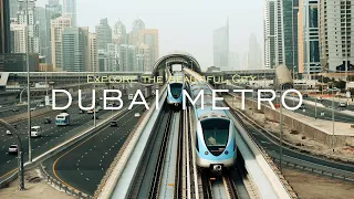 Dubai Metro City Tour - Dubai World Trade Center Station to Jumeirah Beach Residence 🇦🇪