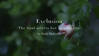 'Exclusion' a poem by Emily Dickinson | Visual Poetry