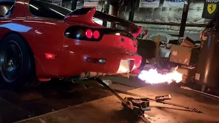 Edgar's 600whp 20B Rx7 with Decel Flame Tune