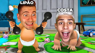 LIPÃO e COSTA jogando como BEBÊ! - Who's Your Daddy 2