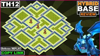 NEW BEST TH12 Hybrid/Trophy/Farming Base 2022 COPY LINK | COC Town Hall 12 Base - Clash of Clans