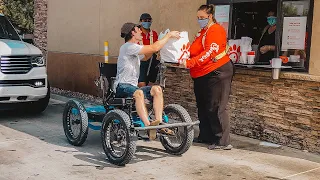 Taking The Off Road Wheelchair Through The Drive Thru - The Rig