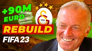 CEM UZAN ile 90 MİLYON EURO SPONSORLUK? // GALATASARAY REBUILD // FIFA 23 KARİYER MODU