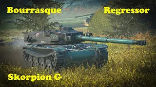 Bat.-Châtillon Bourrasque ● Regressor ● Rheinmetall Skorpion G - WoT Blitz UZ Gaming