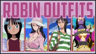 Evolution of NICO ROBIN OUTFITS - ONE PIECE