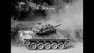 WW2 FOOTAGE | M18 Hellcat tank destroyer in the fire support