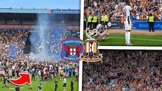 PITCH INVASION, PYROS & SADNESS as CARLISLE GET TO WEMBLEY - Carlisle United vs Bradford City Vlog