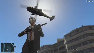 GTA V - Michael's Government Facility Shootout + Five Star Escape(VEDGA 3.1.1)