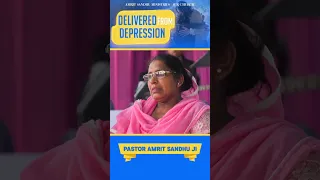 DELIVERED FROM DEPRESSION || #shorts || TESTIMONY IN AMRIT SANDHU MINISTRIES