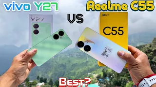 vivo Y27 4G 🆚 Realme c55 🔥 Unboxing & Comparsion || Video Test || Photo Quality || Full Details 🔥