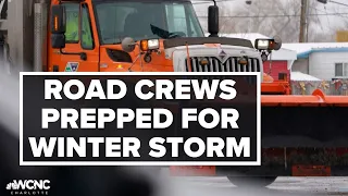 NCDOT already treating roads before winter storm hits Charlotte