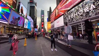 NYC Live Christmas Day Walk🎄 Downtown Manhattan to Midtown Manhattan (December 25, 2020)