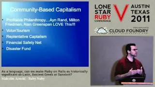 Lone Star Ruby Conference 2011 As a language, can we make Ruby as signficant as Latin, Ancient...