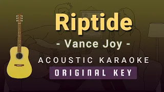 Riptide - Vance Joy(Acoustic Karaoke)