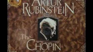 Arthur Rubinstein - Chopin Mazurka, Op. 17 No. 1