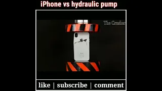 iPhoneX VS hydraulic pump #shorts #facts hydraulicpress channel | iphone 13 mini | iphone 13 pro max