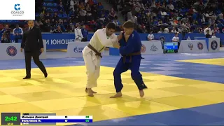 66 kg Мальцев Д Бельчиков Н 30 11 2019 Т2 Юношеское первенство России до 18 лет, ДМИТРОВ