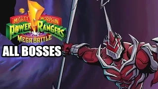 Mighty Morphin Power Rangers: Mega Battle - All Bosses