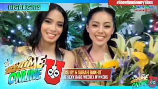 Sarah Bakhit & Louise Uy on winning Sexy Babes of the Week | Showtime Online U