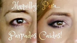 Maquillaje De Ojos Parpados Caidos | Paso A Paso (Profesional) GlamJackie