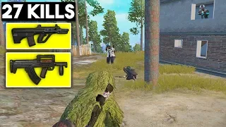 GROZA + AUG IS OP!! | 27 KILLS SOLO | PUBG Mobile 🐼