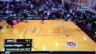 Andrew wiggins with the crazy dunk