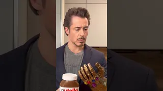 Iron man used infinity stones to open nutella