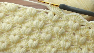 Wowww💯Muy lindo cream color* Super Easy  Crochet Baby Blanket For Beginners online Tutorial #crochet