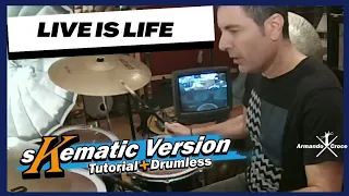 Live Is Life - Opus - TUTORIAL + DRUMLESS