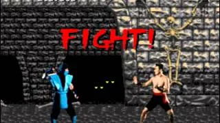 Mortal Kombat 1 Sega Genesis Very Hard Playthrough Sub-Zero