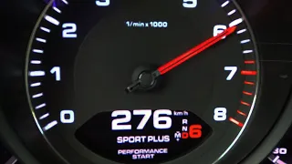 Tachovideo 2020 Porsche Cayenne S Coupé Tiptronic 0-100 kmh kph 0-60 mph Beschleunigung Acceleration