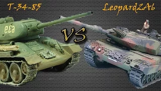 Leopard 2A6 vs T-34-85