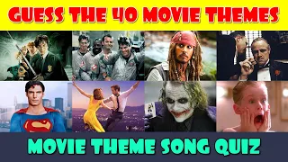 Can You Guess These 40 Iconic Movie Theme Songs?