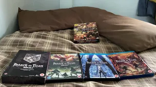 ATTACK ON TITAN COMPLETE BLU RAY & DVD COLLECTION UNBOXING (UK) *PART 1 UPLOAD*