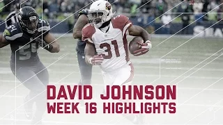 David Johnson's Monster 3 TD Game vs. Rival Seahawks | NFL Week 16 Player Highlights