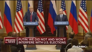 Trump: There was no collusion, I didn't know Putin