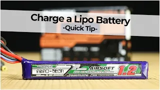 How to Charge a Lipo Battery - Airsoft Quick Tip