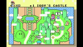 Super Mario World: Super Mario Advanced 2 Walkthrough | #1 Iggy's Castle