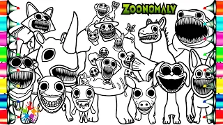 Zoonomaly 2 Coloring Pages / How To Color All New Zoonomaly Monsters / NCS Music