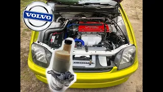 HOW TO convert a Honda to Electric Power Steering!  -  Using a Volvo Pump